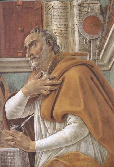 Sandro Botticelli St Augustine in his Study Spain oil painting art